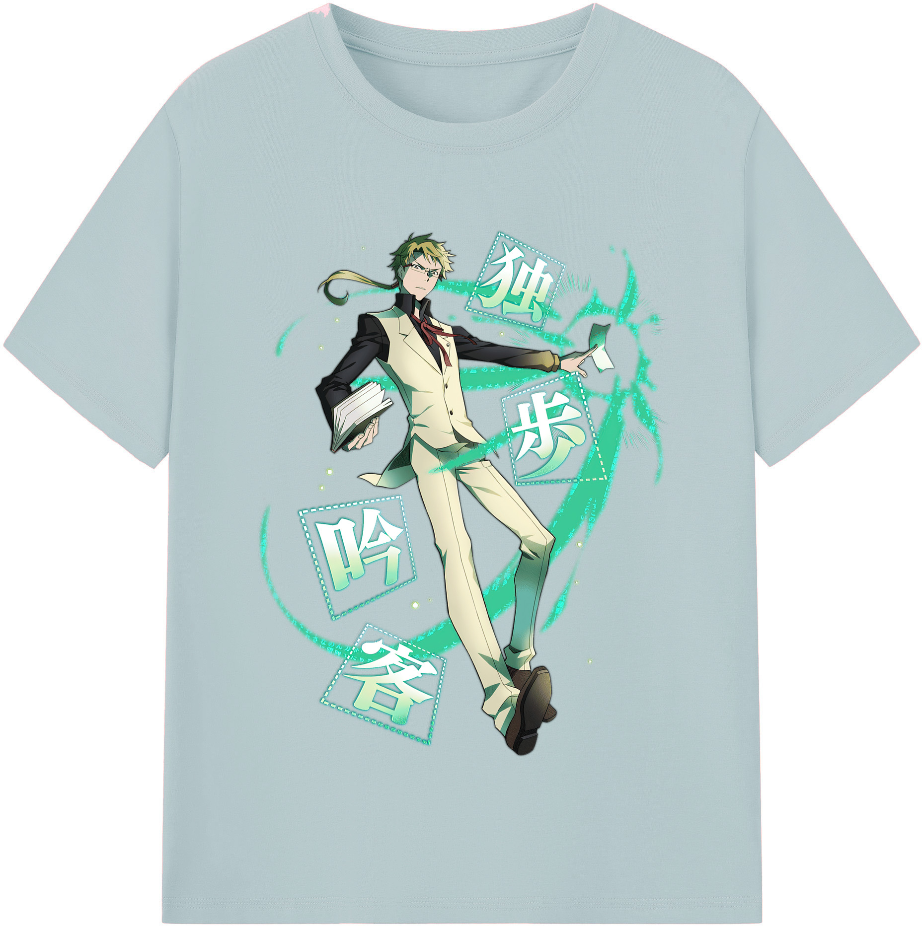 （画像用） 文豪ストレイドッグス Bungo Stray Dogs 綿100％半袖Tシャツ（フロントプリント）